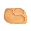 Platou lemn pentru servire 2 compartimente, lemn de fag - Delumani - Magazin Online Romanesc