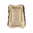 Placheta lemn - Părinților mei - Delumani - Magazin Online Romanesc