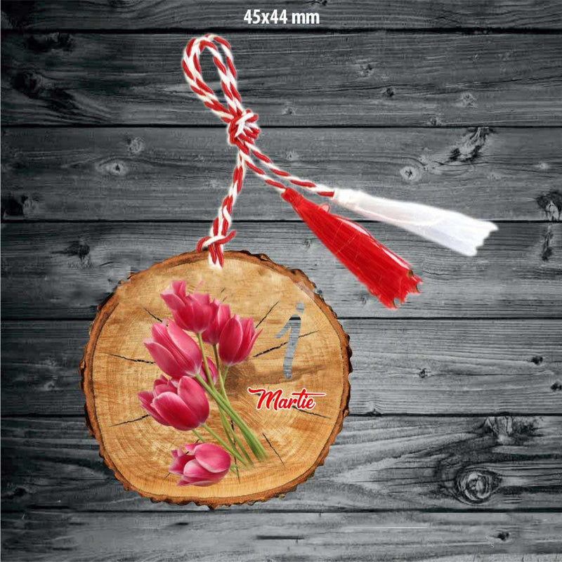 Martisor din lemn - Delumani - Magazin Online Romanesc 