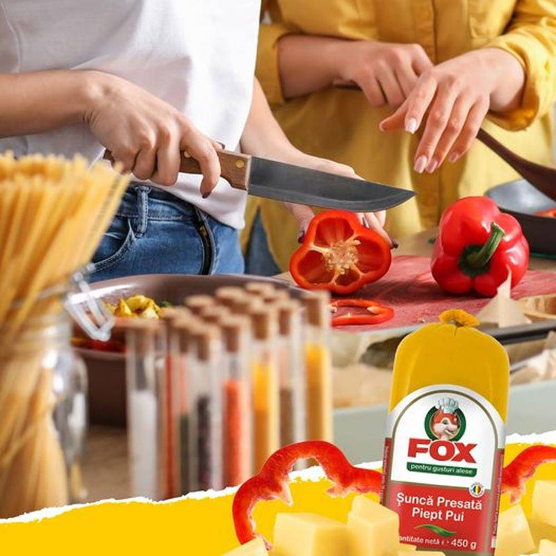 Sunca presata cu piept de pui Fox - Delumani - Magazin Online Romanesc 