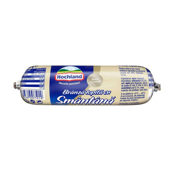 Branza topita baton Hochland cu smantana ( 3 batoane) - Delumani - Magazin Online Romanesc 