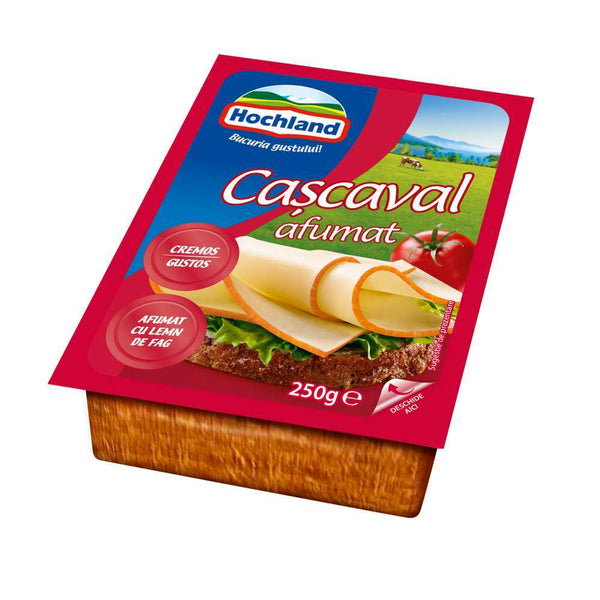 Cascaval afumat Hochland - Delumani - Magazin Romanesc 