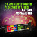 Rom baton cu proteine ciocolata, rom si arahide - Delumani - Magazin Online Romanesc 