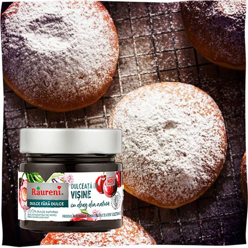 Dulceata de visine dulce fara dulce Raureni - Delumani - Magazin Online Romanesc 